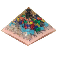 Large Organite Pyramid 70mm - Tree（earth base)