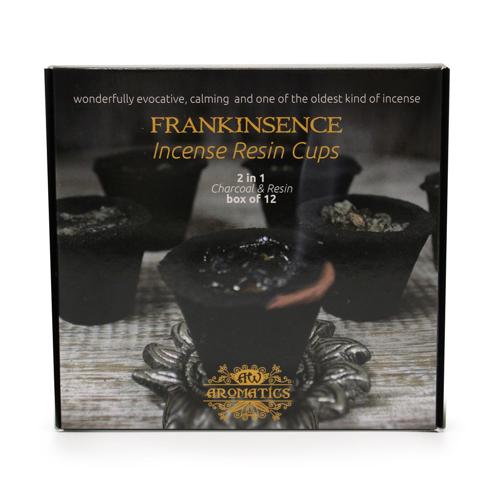 Box of 12 Frankincense Resin Cups for Home Fragrance Use