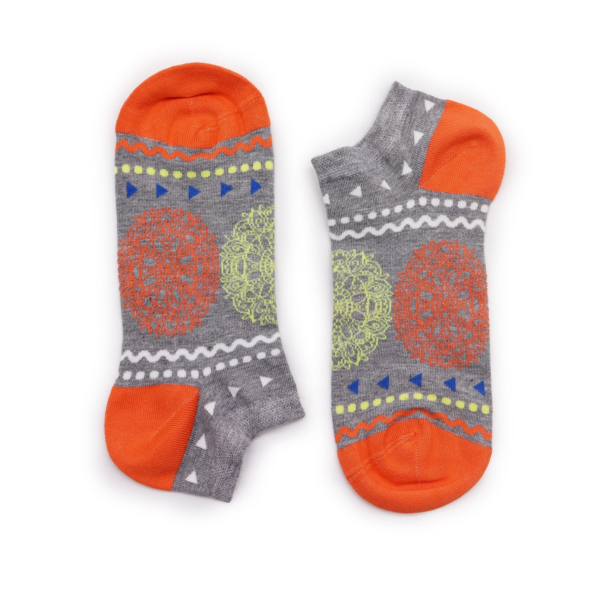 S/M Hop Hare Bamboo Socks Low Cut Flowers of Life Design for Comfort