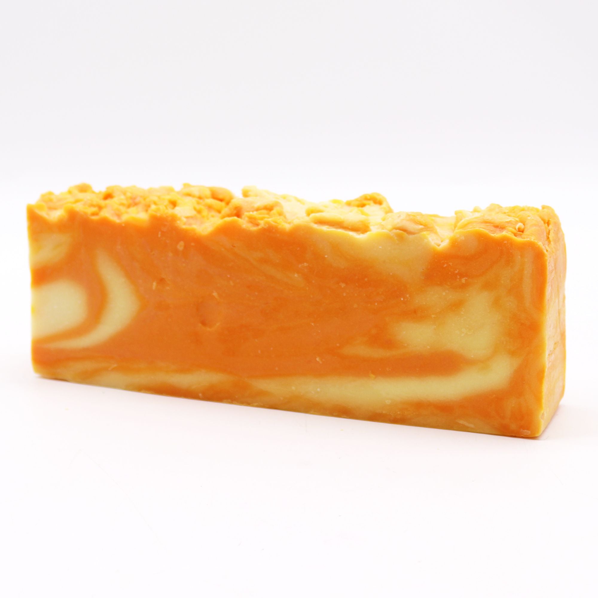 Orange Olive Oil Soap Loaf for Skin Care and Relaxation Benefits
