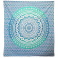 Umrao Mandala Green Wall Hanging and Beach Spread for Decor