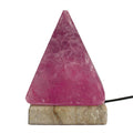 Quality USB Pyramid Salt Lamp 9 cm for Home and Office Decor