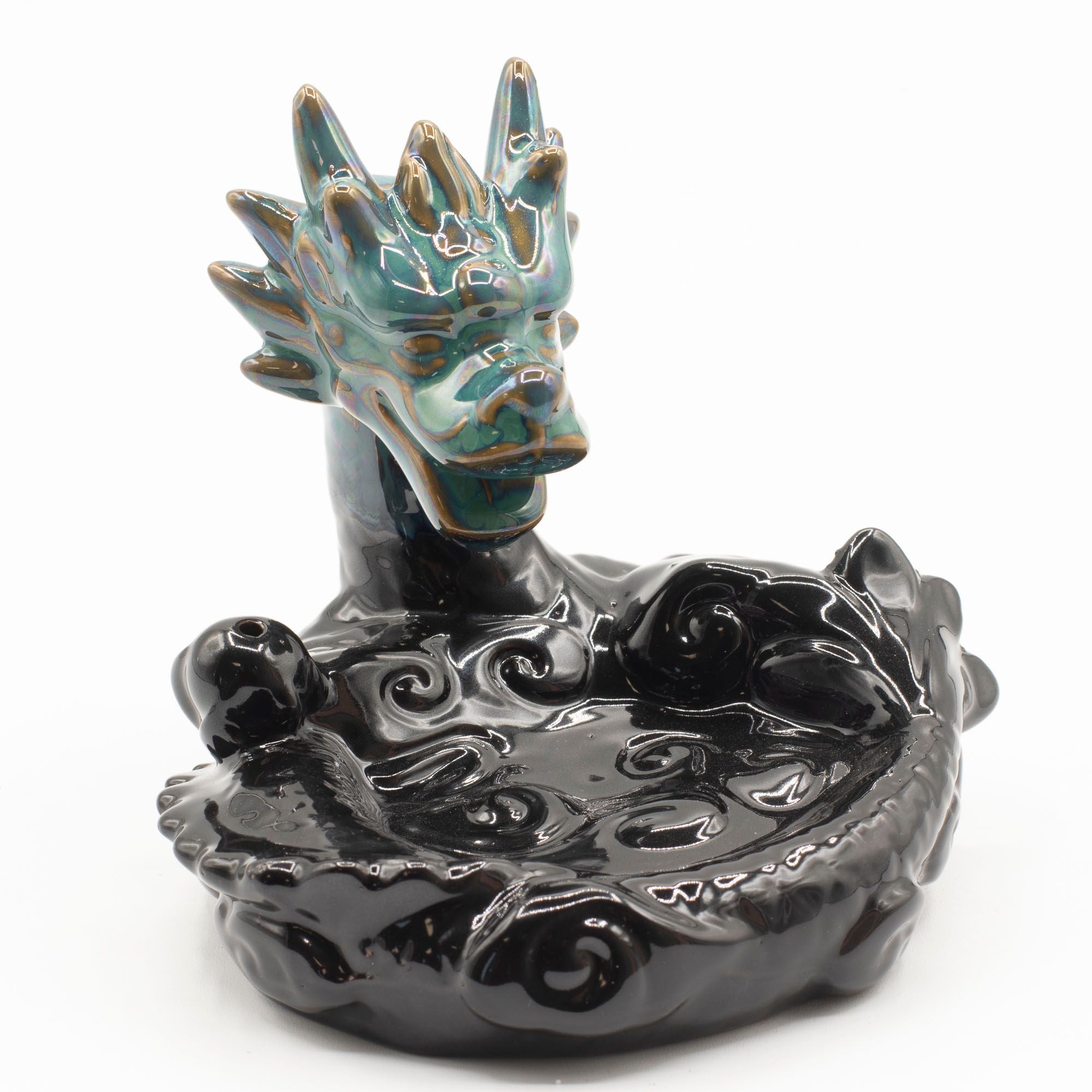 Large Dragon Pool Backflow Incense Burner for Stunning Atmosphere