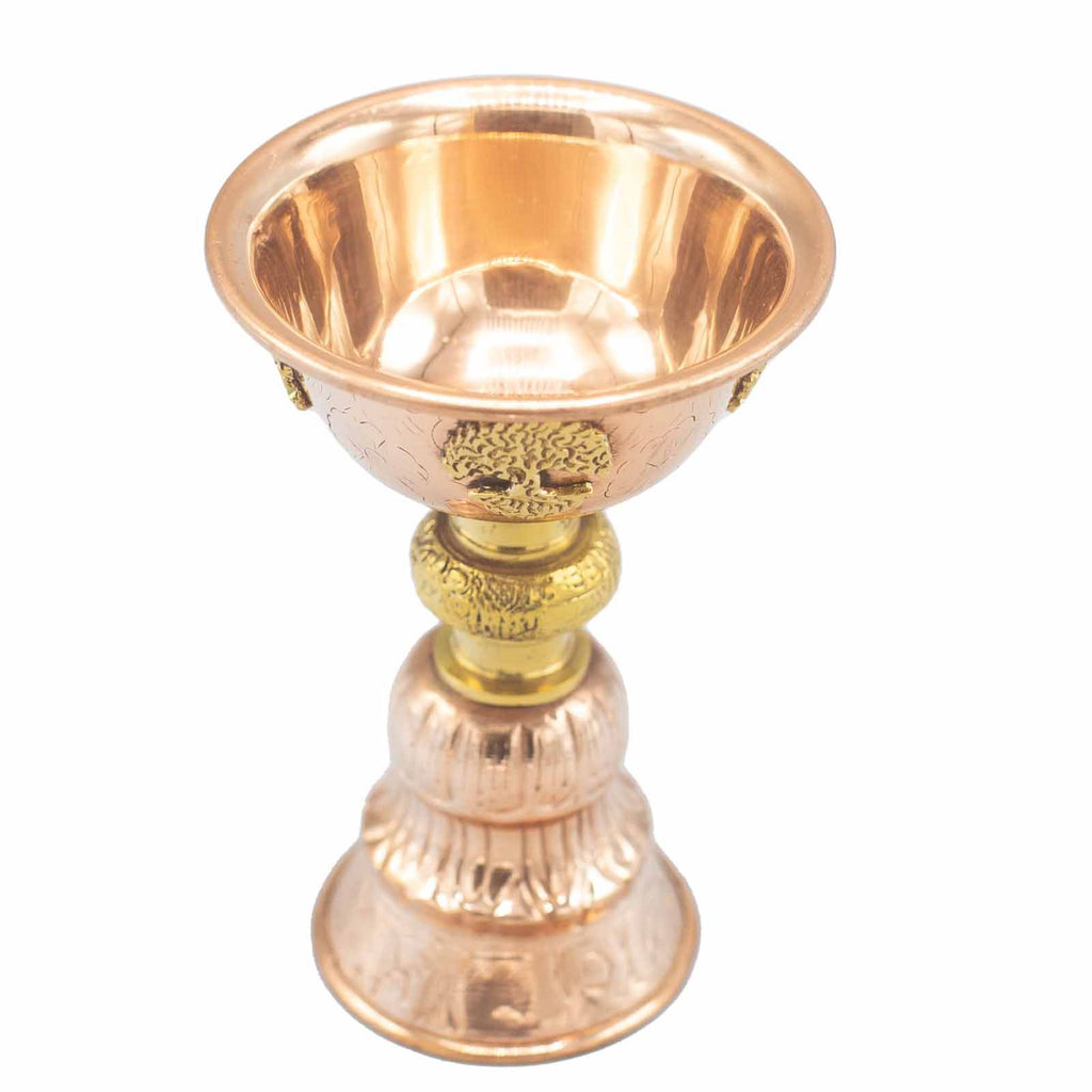Copper Ritual Goblet with Tree of Life for Spiritual Practices