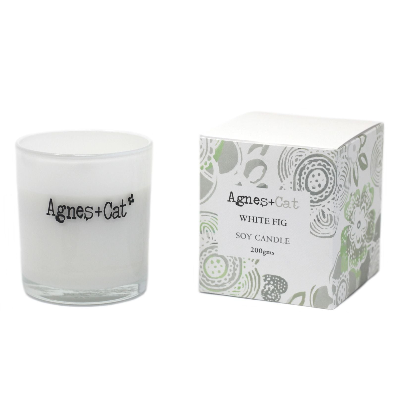 Agnes + Cat White Fig Votive Candle for a Relaxing Ambiance Experience