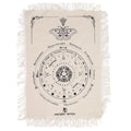 Ancient Witch Mystic Moth Pendulum Divination Cloth for Readings
