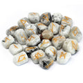 Rainbow Moonstone Runes Stone Set in Pouch for Mystical Use