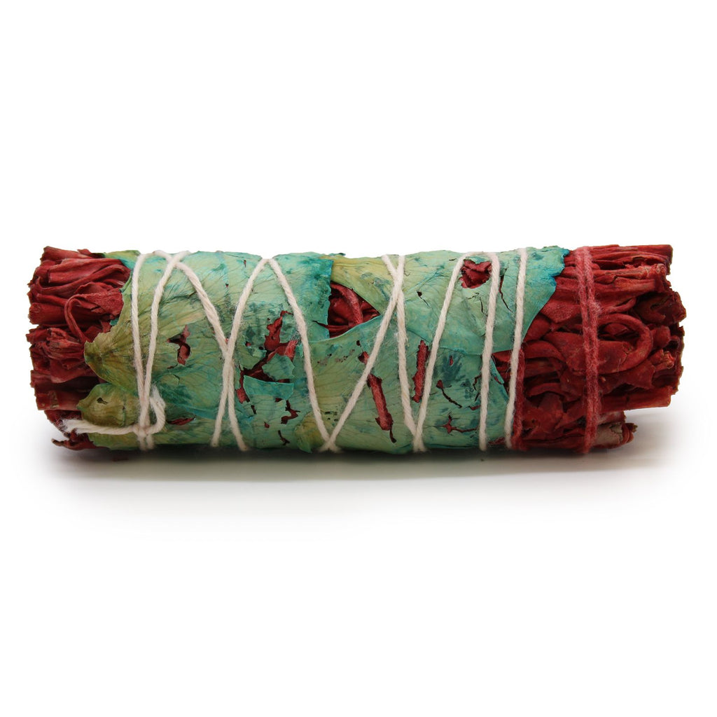 Dragons Blood Floral Sage Smudge Stick for Cleansing Rituals