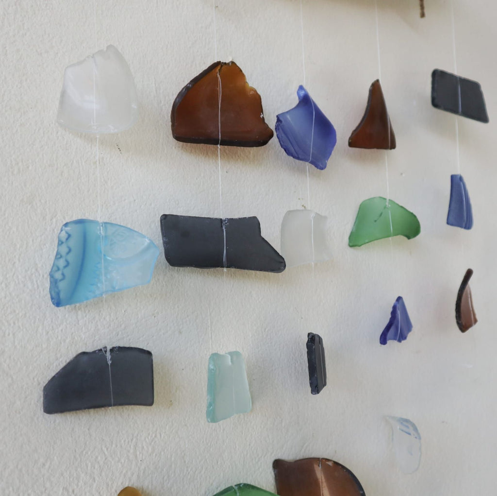 Simple Hanging Five Strings Wind Chimes in Multi Colour Design