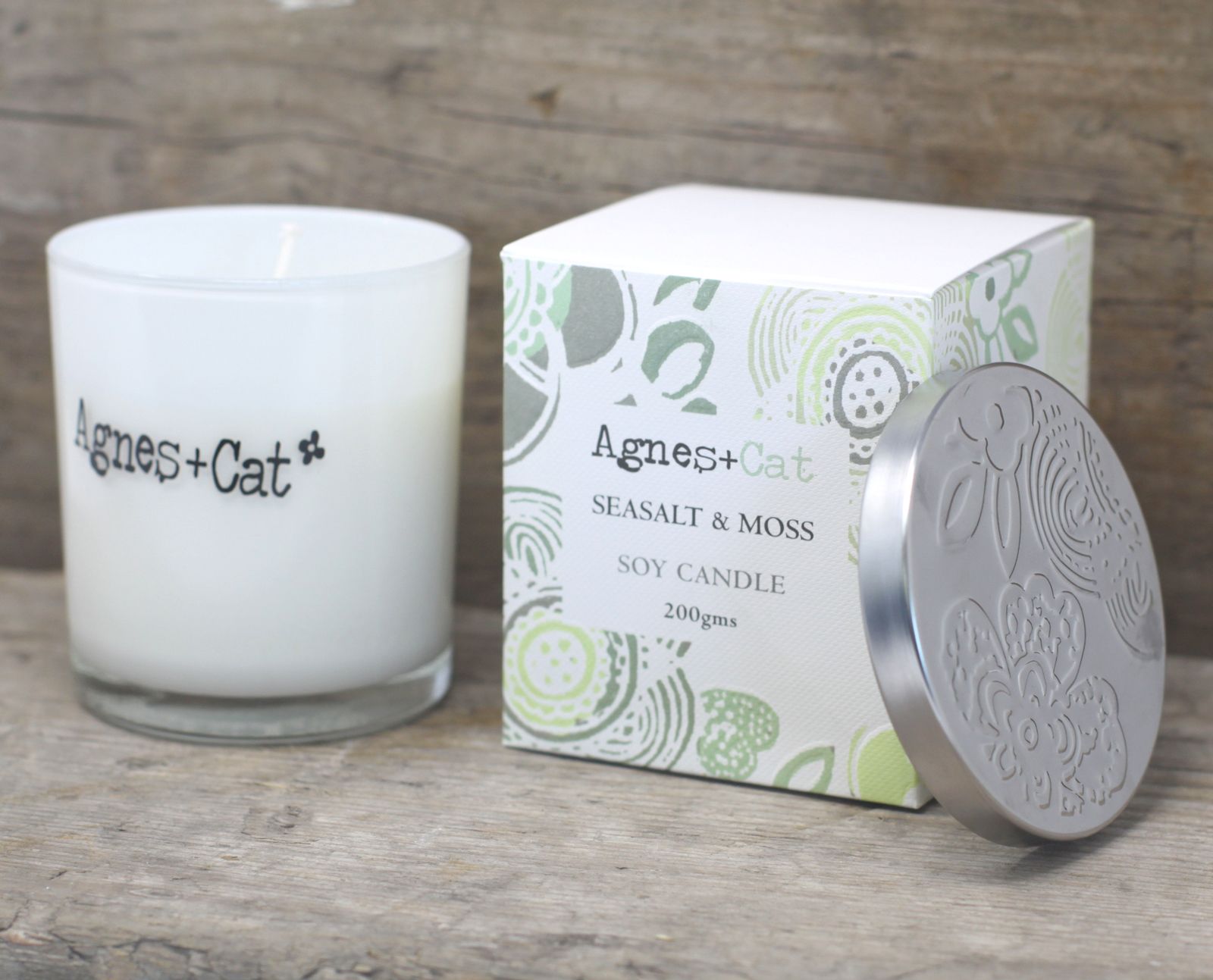 Agnes + Cat Velvet Moon Votive Candle for Relaxing Evening Ambience