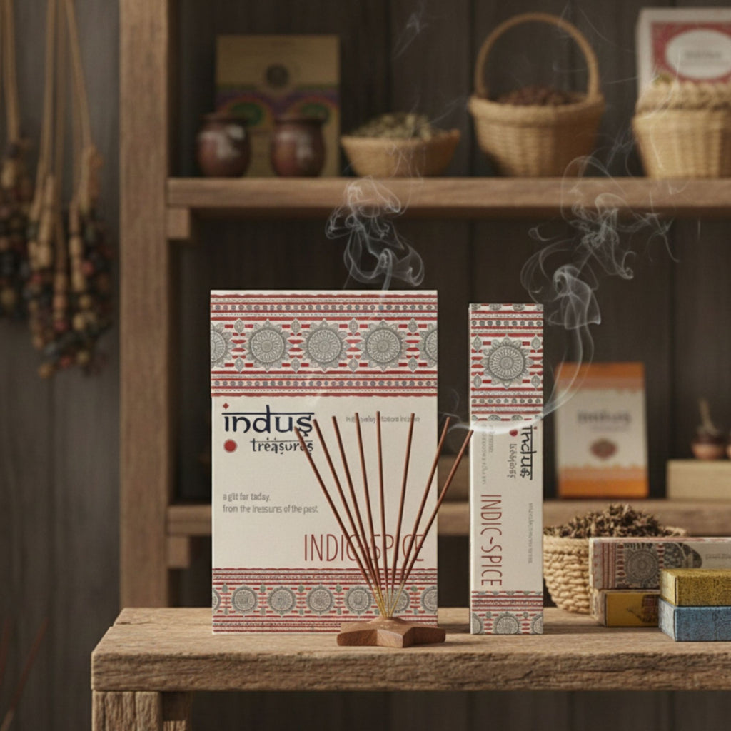 Indus Treasures Indic Spice Incense Sticks 15g for Home Fragrance