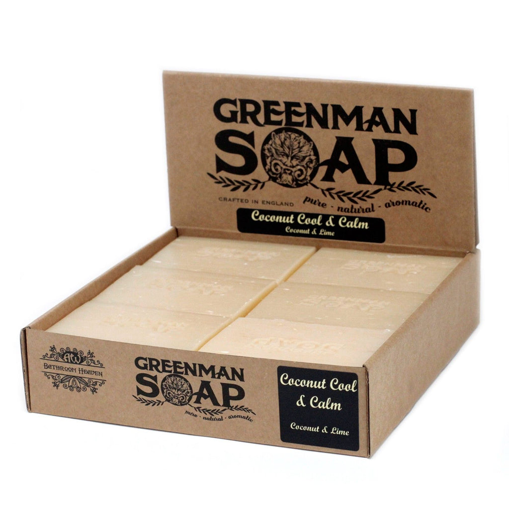 Greenman Soap Slice 100g with Coconut Cool & Calm Fragrance