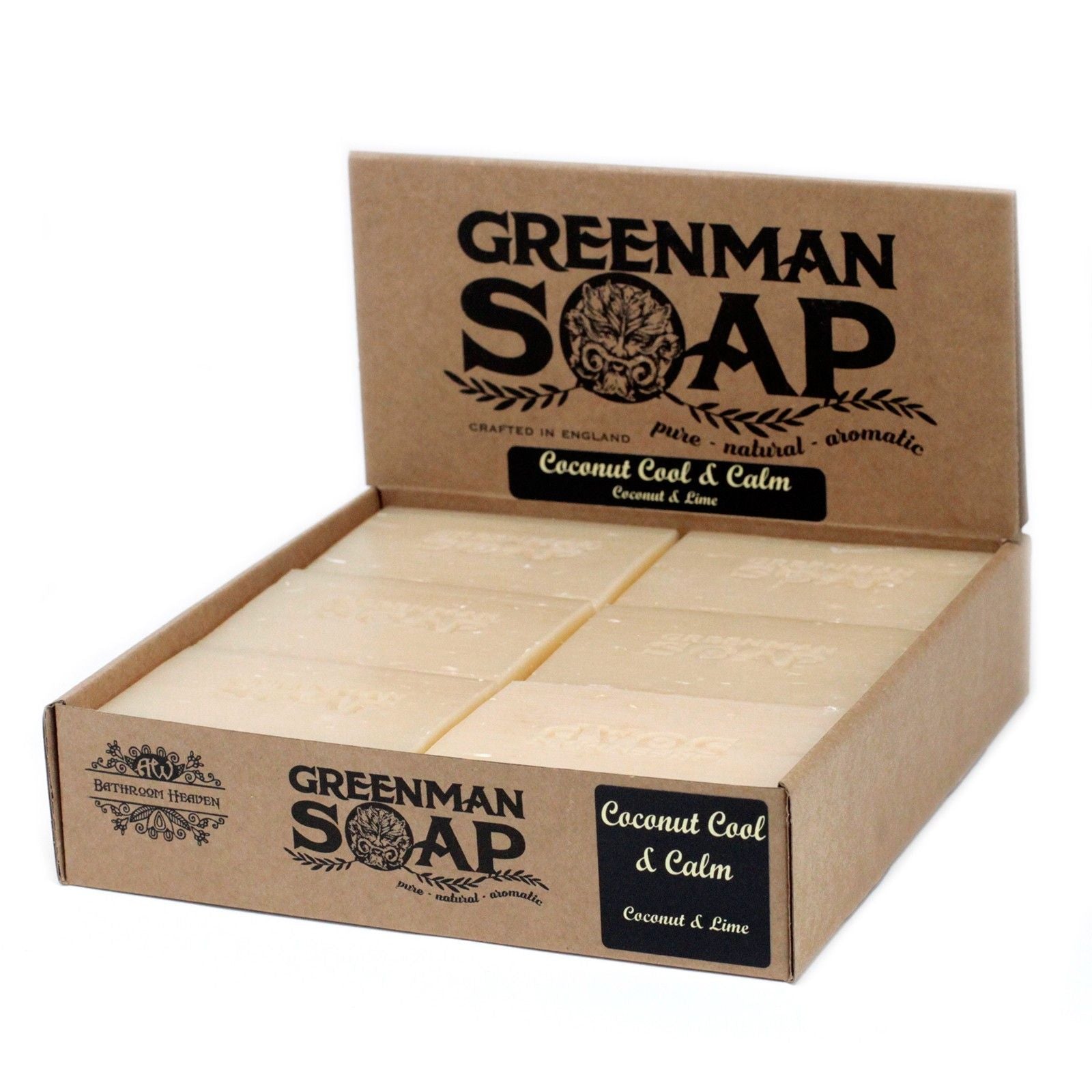 Greenman Soap Slice 100g with Coconut Cool & Calm Fragrance
