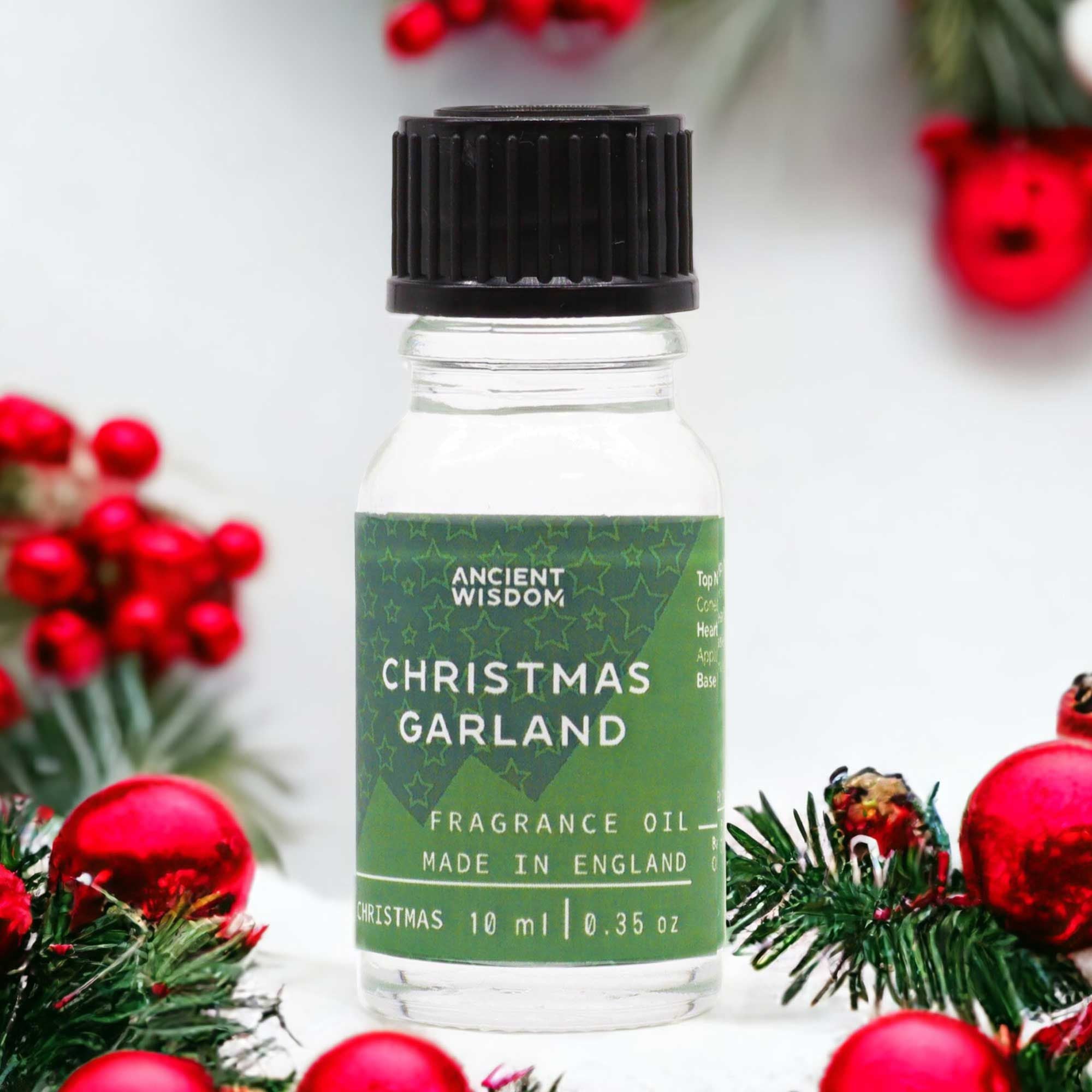 Christmas Garland Fragrance Oil 10ml for Enchanting Festive Scents