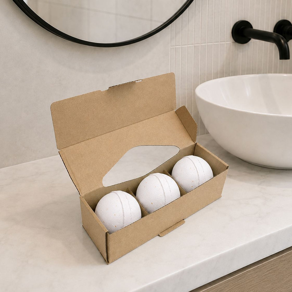 Set of 3 Total Detox Potion Bath Bombs for Relaxing Aromatherapy Soaks