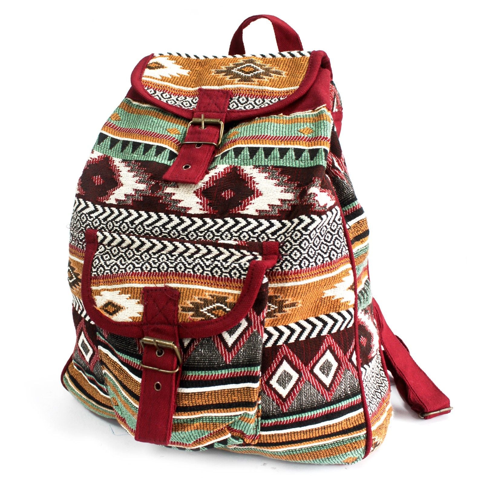 Jacquard Bag Chocolate Backpack for Stylish World Travellers