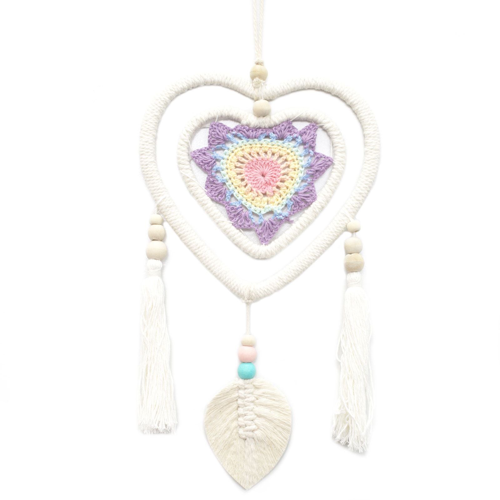 Medium Multi Heart in Heart Dream Catcher for Home Decor Design