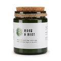 Greenman Woodwick Soy Candle Moss & Mist in Deep Green Jar