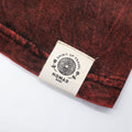 Nomad Sari Stonewashed Cotton T Shirt with Dragon Mandala Design