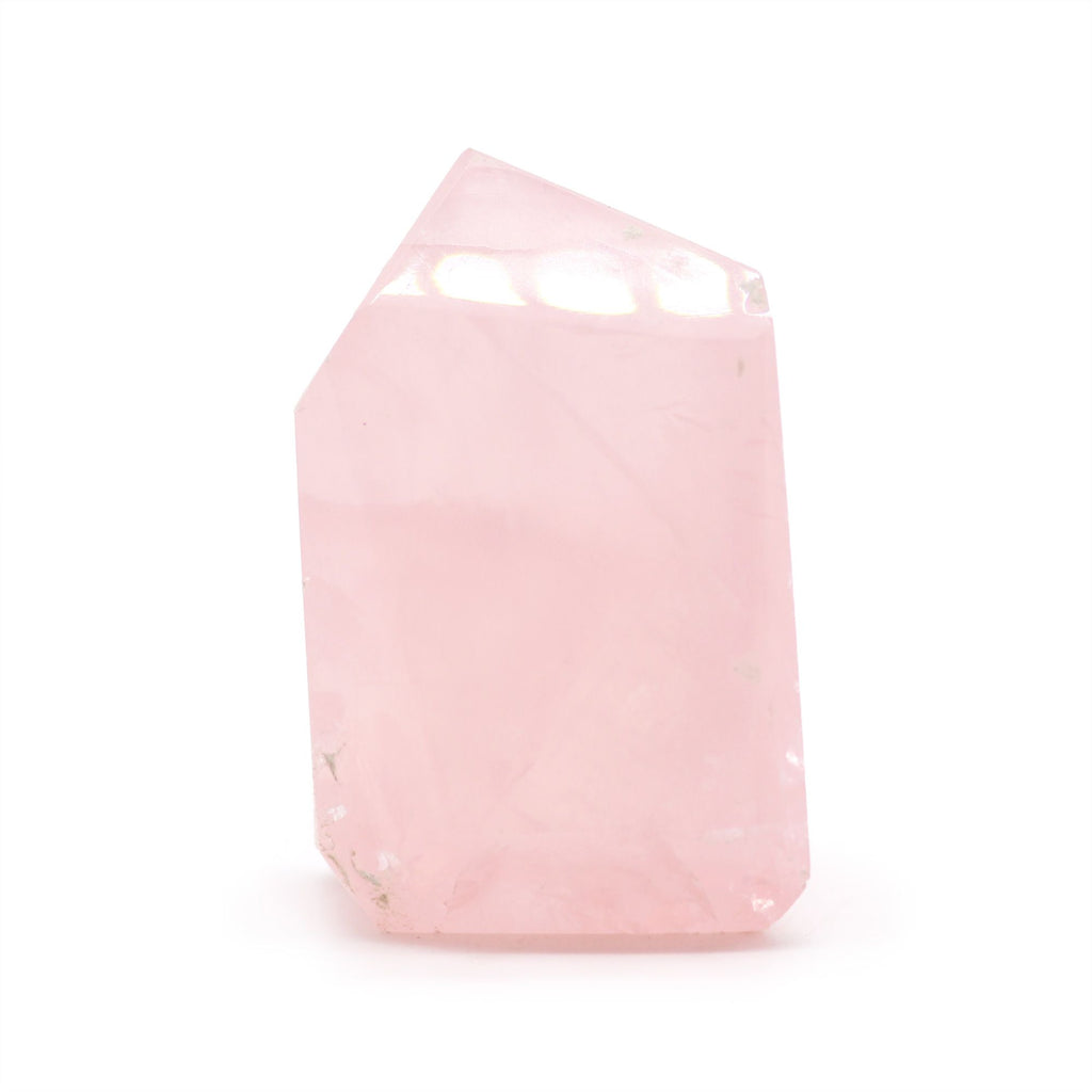 Gemstone Points Indian Rose Quartz 6cm Elegant Decorative Accent