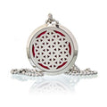Aromatherapy Diffuser Necklace with Flower of Life Design 30mm