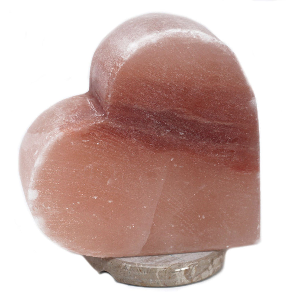 Crafted Heart Salt Lamp for Unique Home Decor and Air Quality