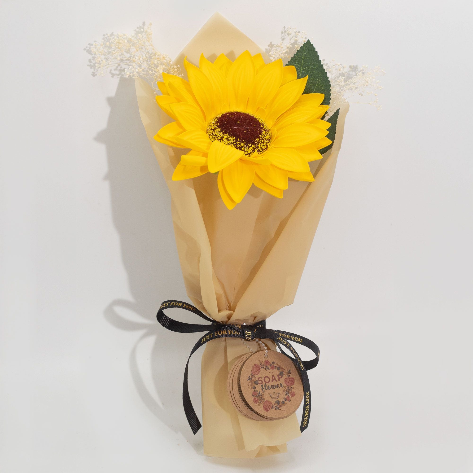 Soap Flower Single Sunflower for Bright Home Decor and Gifting