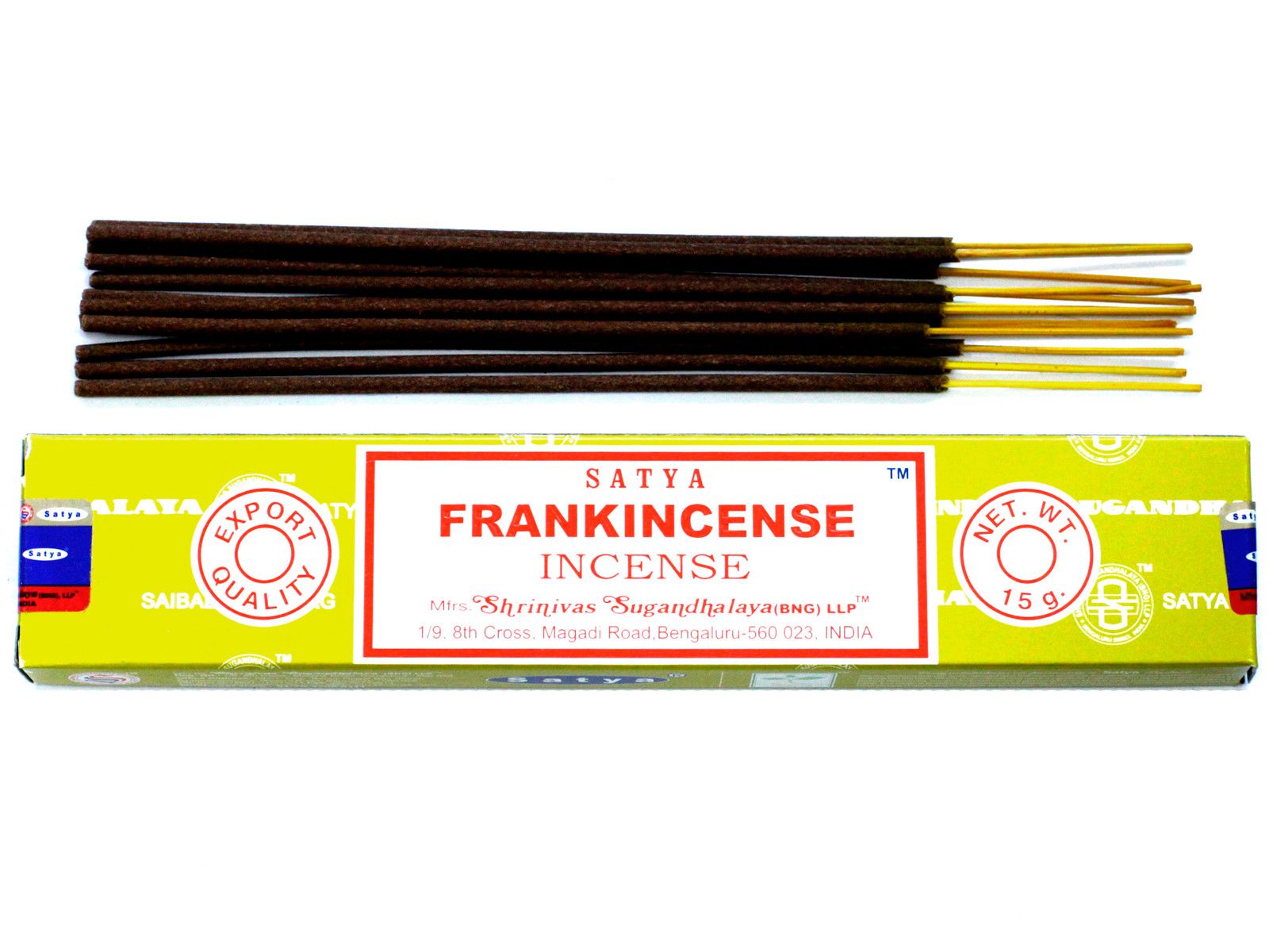 Satya Incense Sticks 15gm Frankincense for Invigorating Aroma