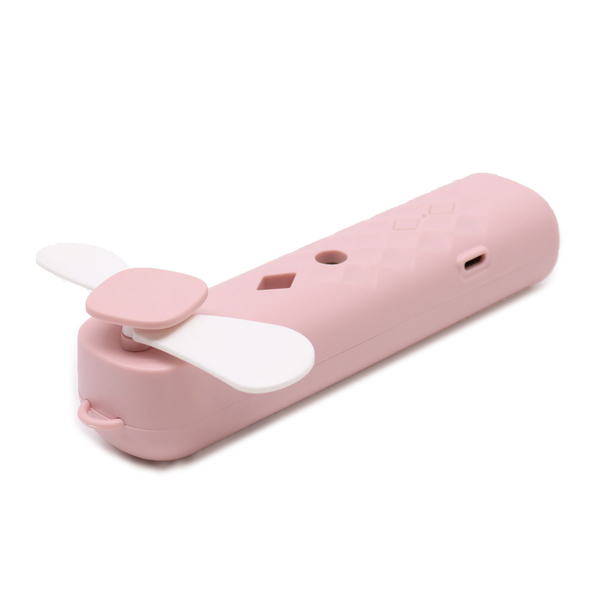 Pink Nano Mist Face Fan and Spray USB Rechargeable Hydration Device