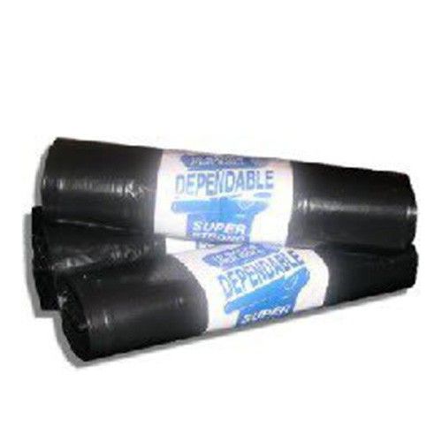 Black Sacks 18x29x34 Strong Plastic Bags for Waste and Storage