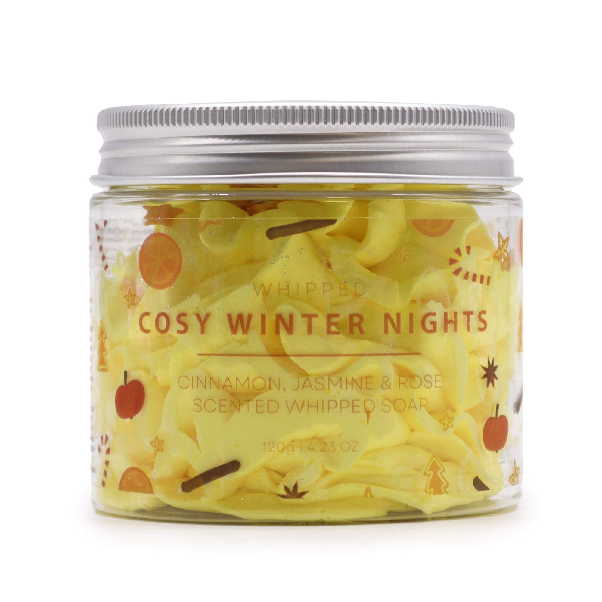 Cosy Winter Nights Whipped Soap 120g for Festive Bathing Rituals