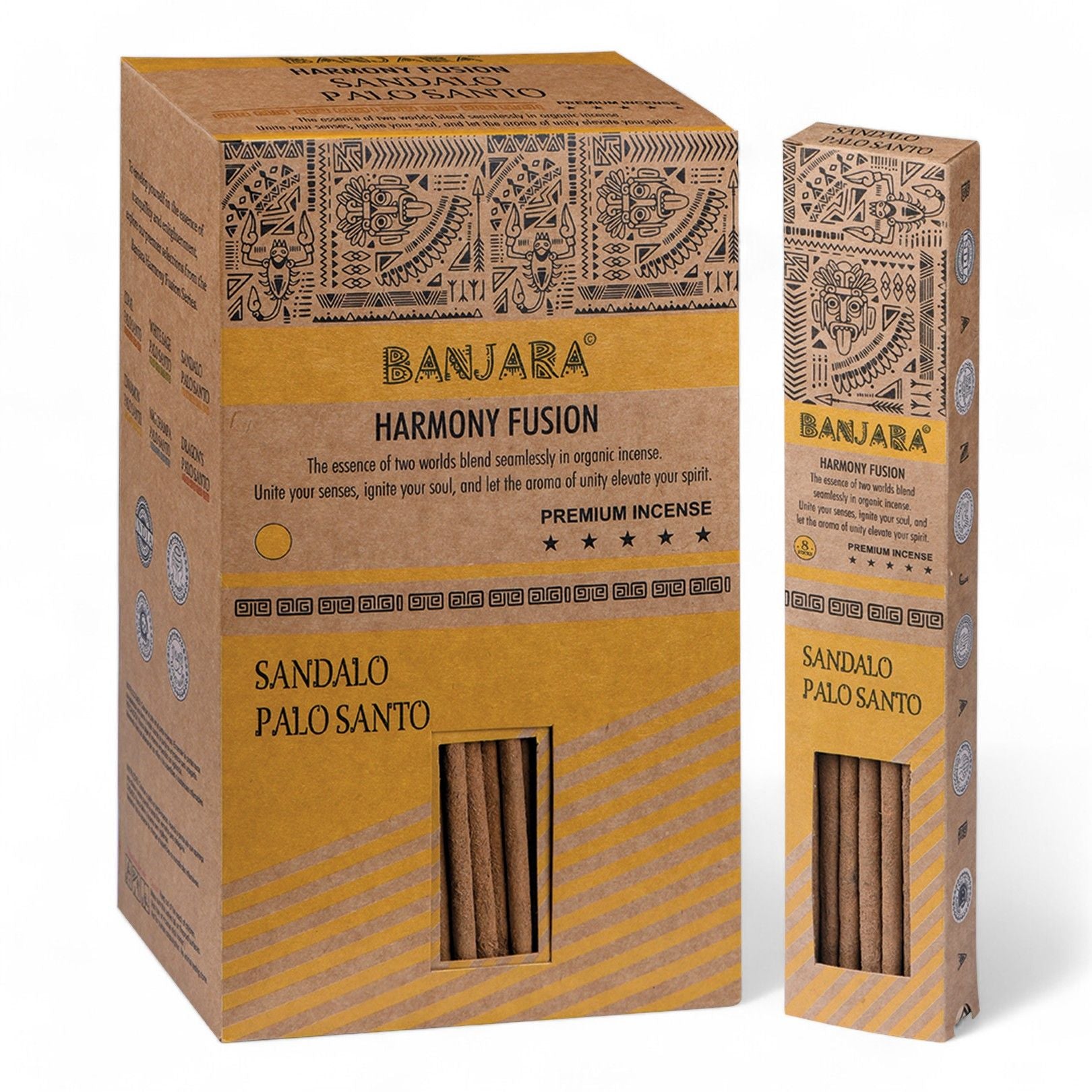 Banjara Palo Santo Smudge Sticks with a Rich Sandalwood Aroma