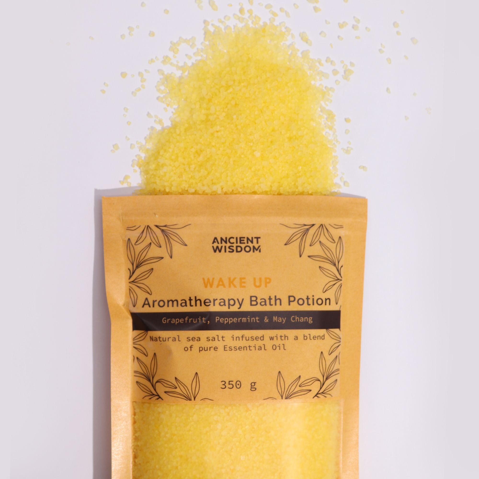 Aromatherapy Bath Potion 350g Wake Up with Refreshing Citrus Mint