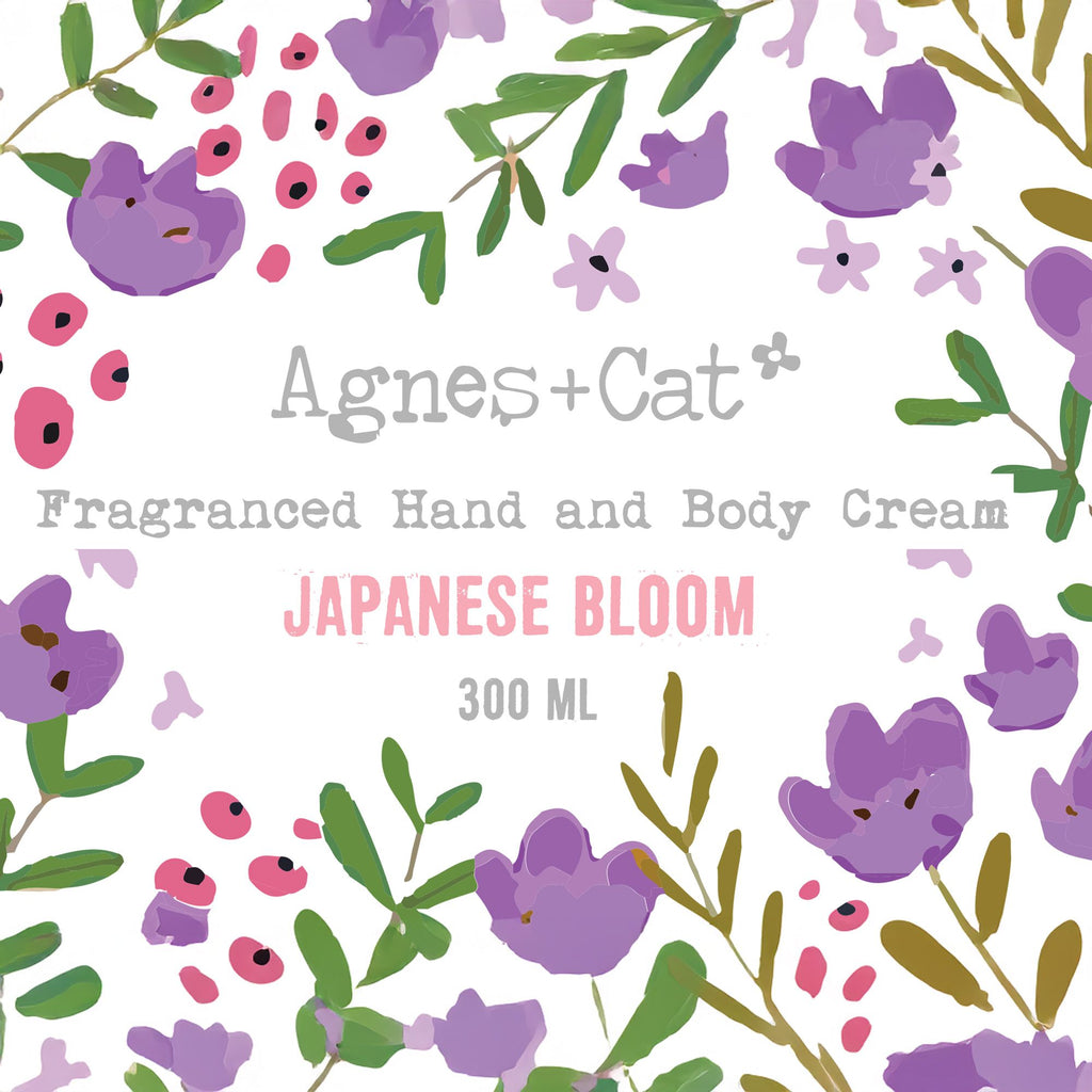 Agnes + Cat Japanese Bloom Hand and Body Cream for Daily Skincare
