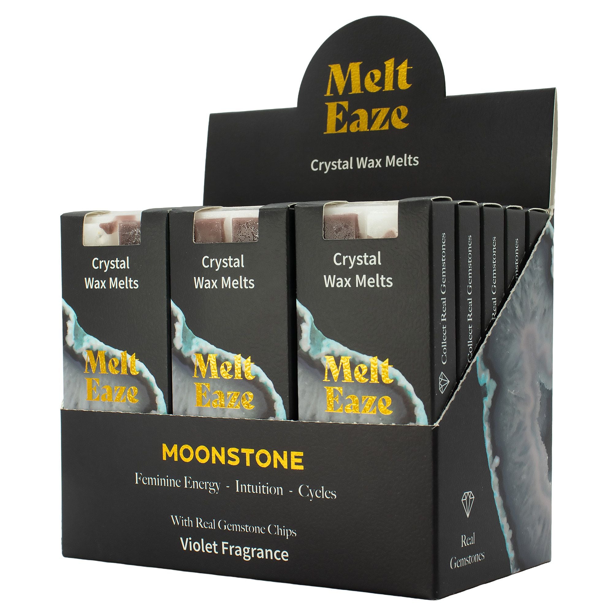 MeltEaze Wax Melts 50g Moonstone Glow with Violet Fragrance
