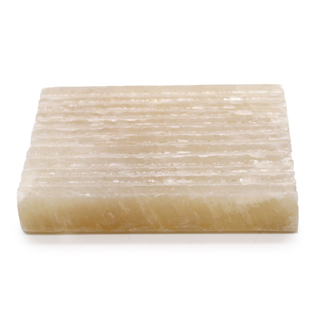 Honey Onyx Square Soap Dish for Modern Bathroom Upgrade