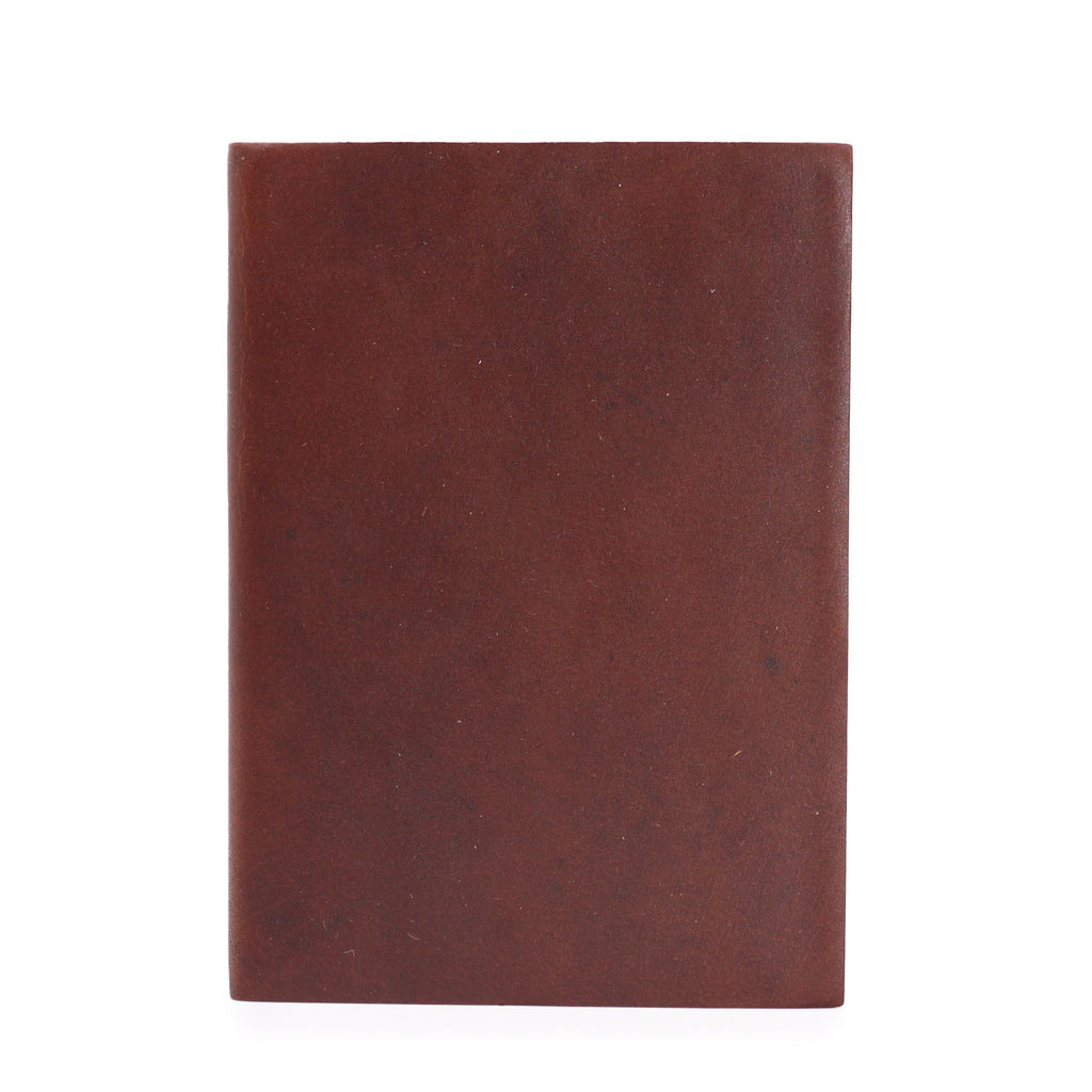 Med Dark Tan Daily Note Book with 100 Lined Pages for Writing