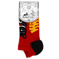 Agnes + Cat S/M Hop Hare Bamboo Socks Low (3.5-6.5) - Lucky Cat