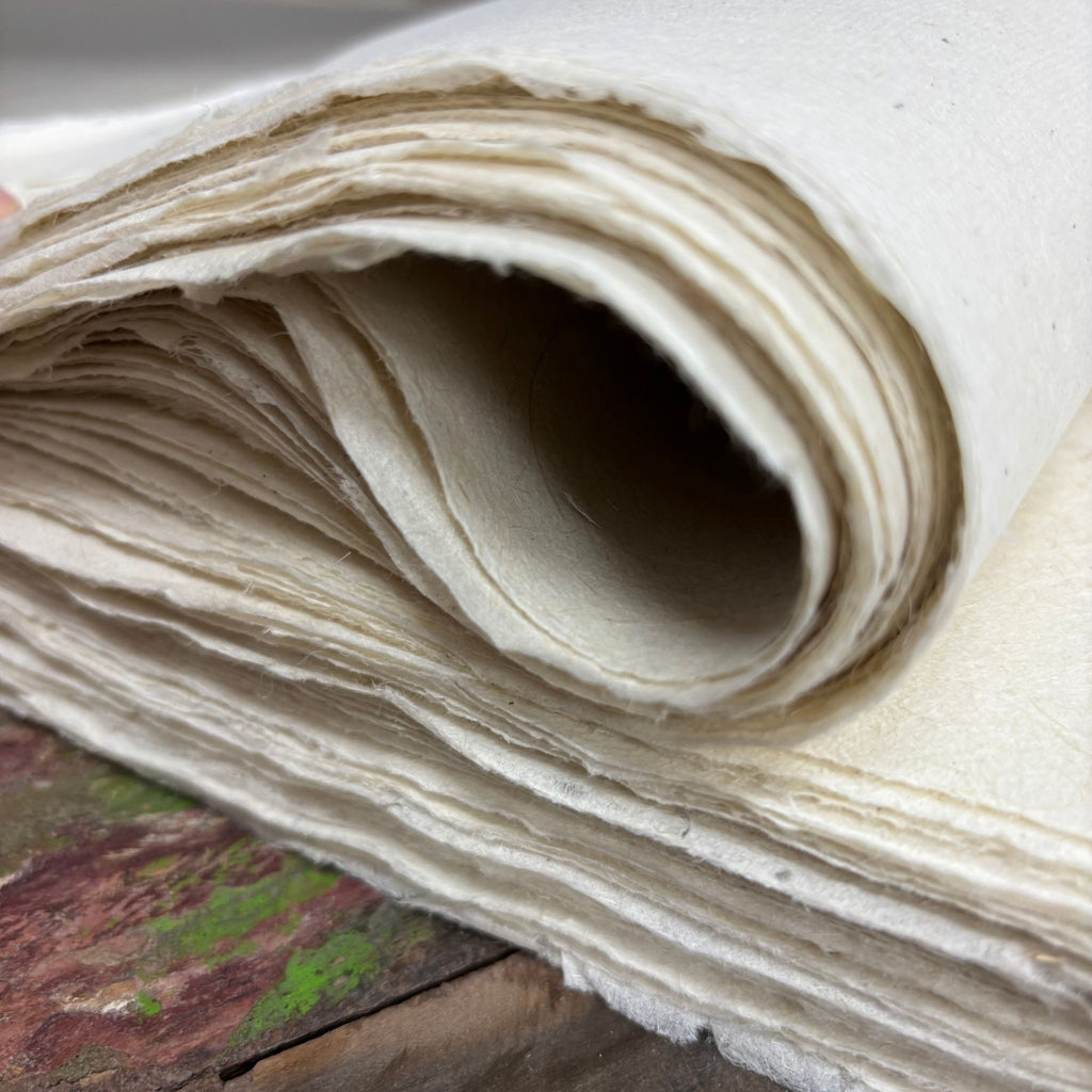 Lokta Craft and Wrapping Paper 51x76cm Plain Natural Paper