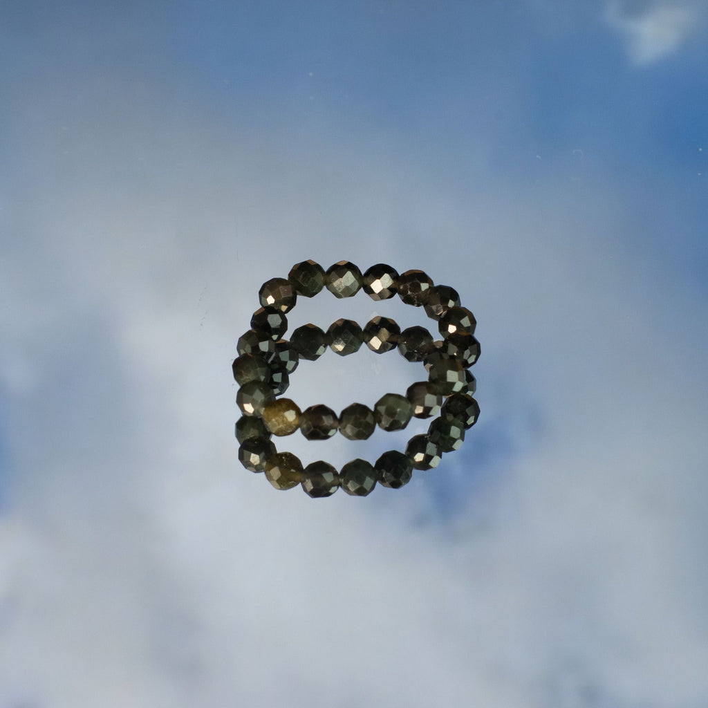 Nymph Spirit Gemstone Ring Set Endless Ocean for Unique Style