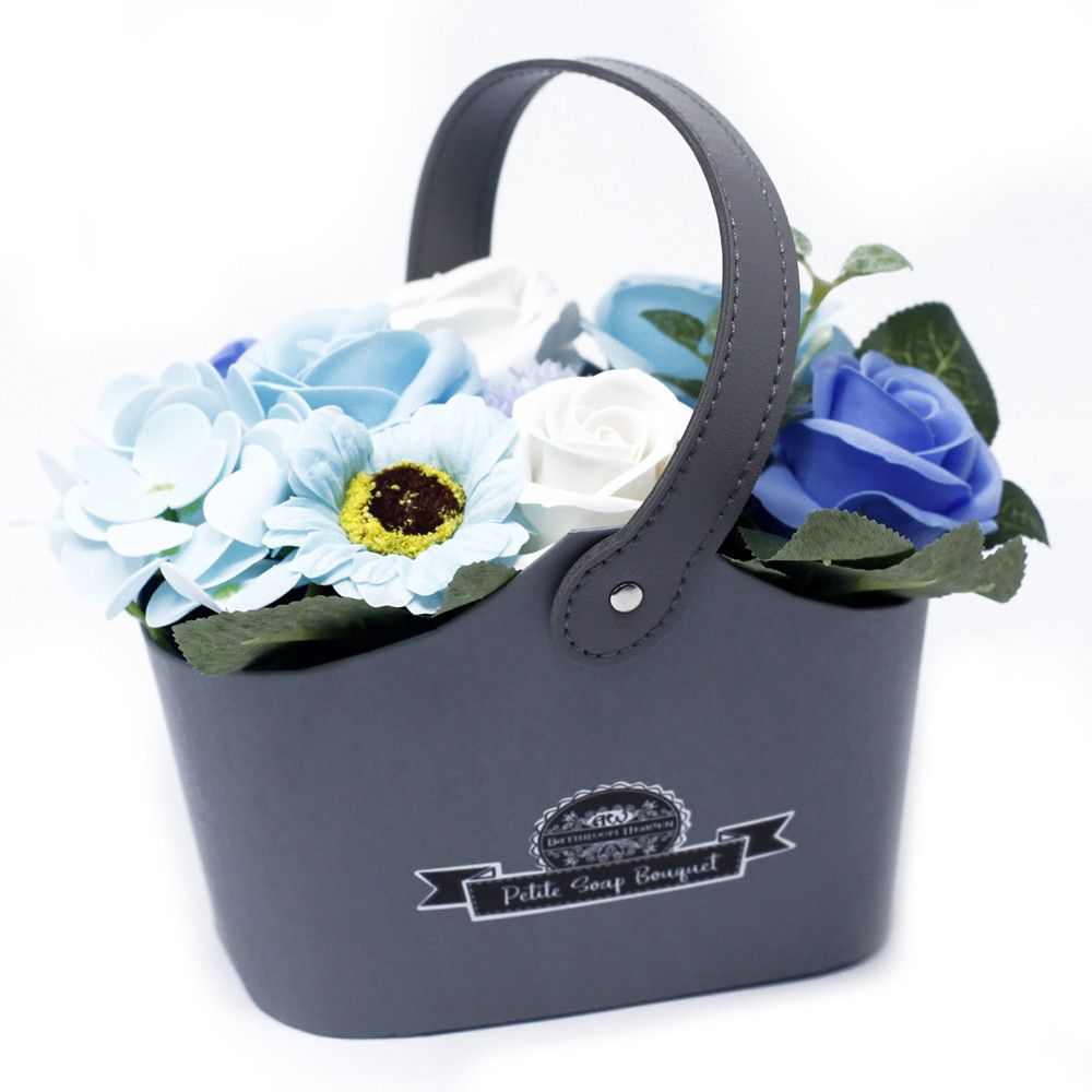 Bouquet Petite Basket Soothing Blues for Colourful Bathing