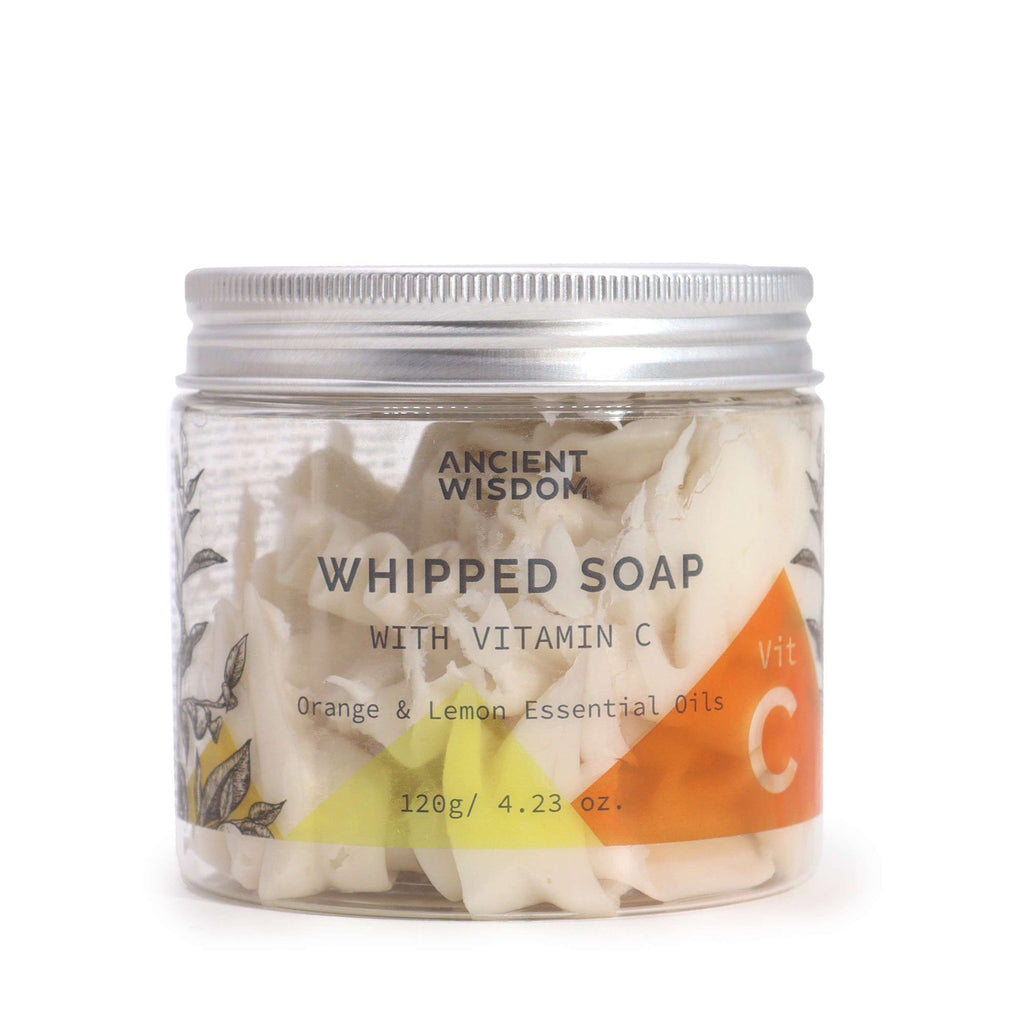Aromatherapy Whipped Soap with Vitamin C for Gentle Cleansing