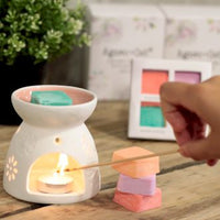 Agnes + Cat Wax Melter with Four Soy Wax Melts