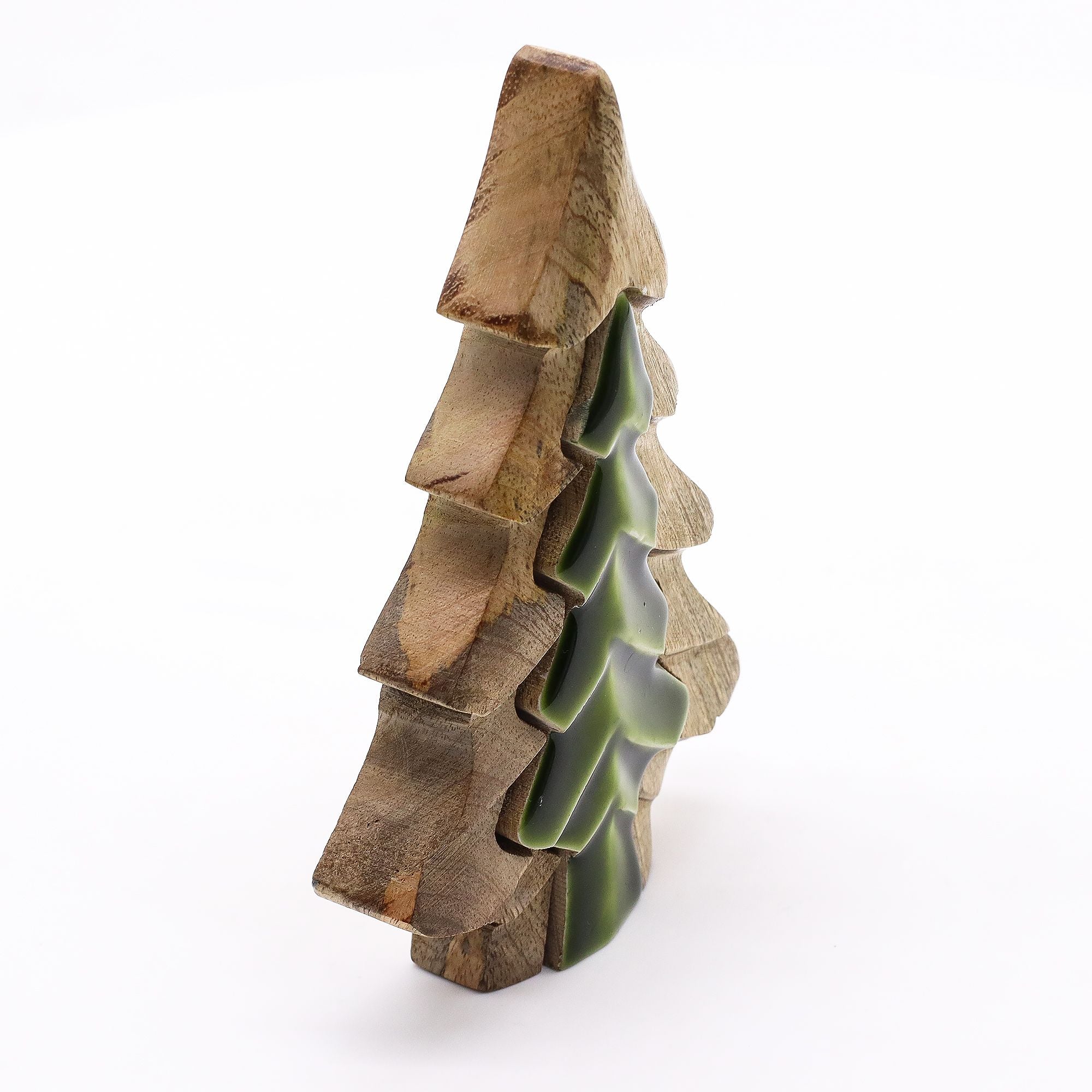 Lost in the Forest Small Tree in a Tree Wooden Decoration